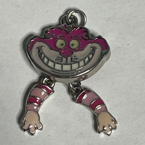 Disney Parks Charmed in The Parks Cheshire Cat Charm Dangle Enamel Metal - Picture 2 of 6
